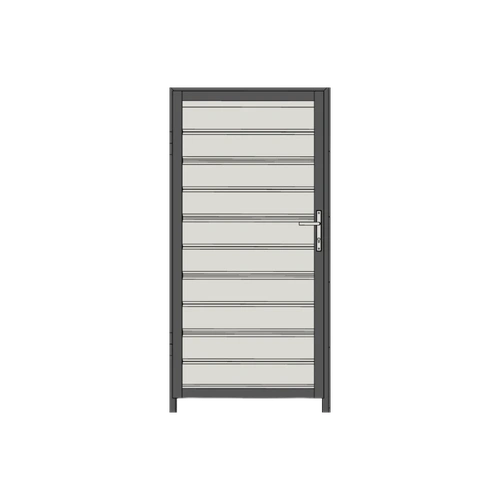 Калитка металлическая из сайдинга 2x1