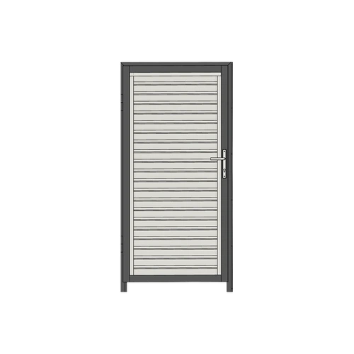 Калитка металлическая жалюзи 2x1